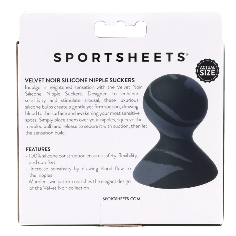 Velvet Noir Silicone Nipple Suckers