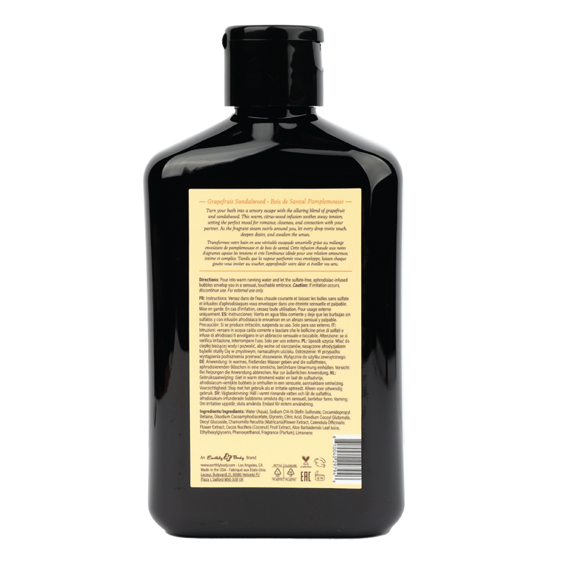 Hemp Seed at Night Bubble Bath Aphrodisiac Collection Grapefruit Sandalwood 8.4oz / 250ml