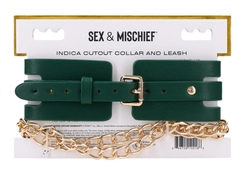 Indica Cutout Collar and Leash
