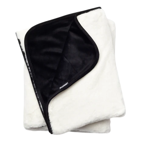 Fasinator Throw - Regular size - Faux Fur - White & Black