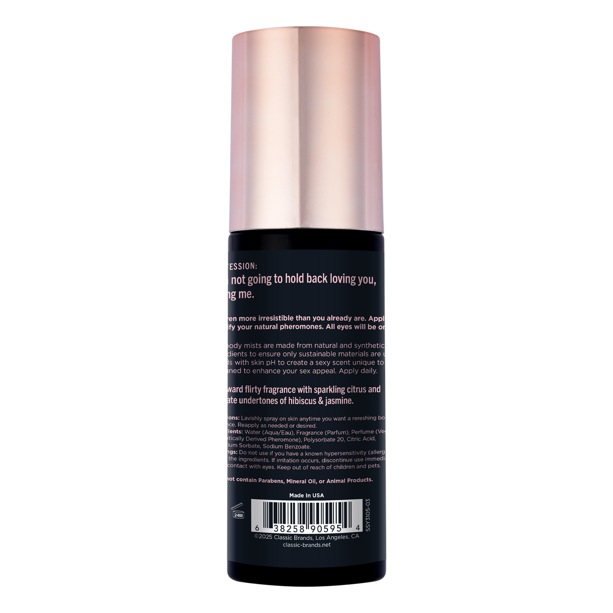 SIMPLY SEXY PHEROMONE BODY MIST - LET'S GET IT ON - 3.35 floz | 99mL