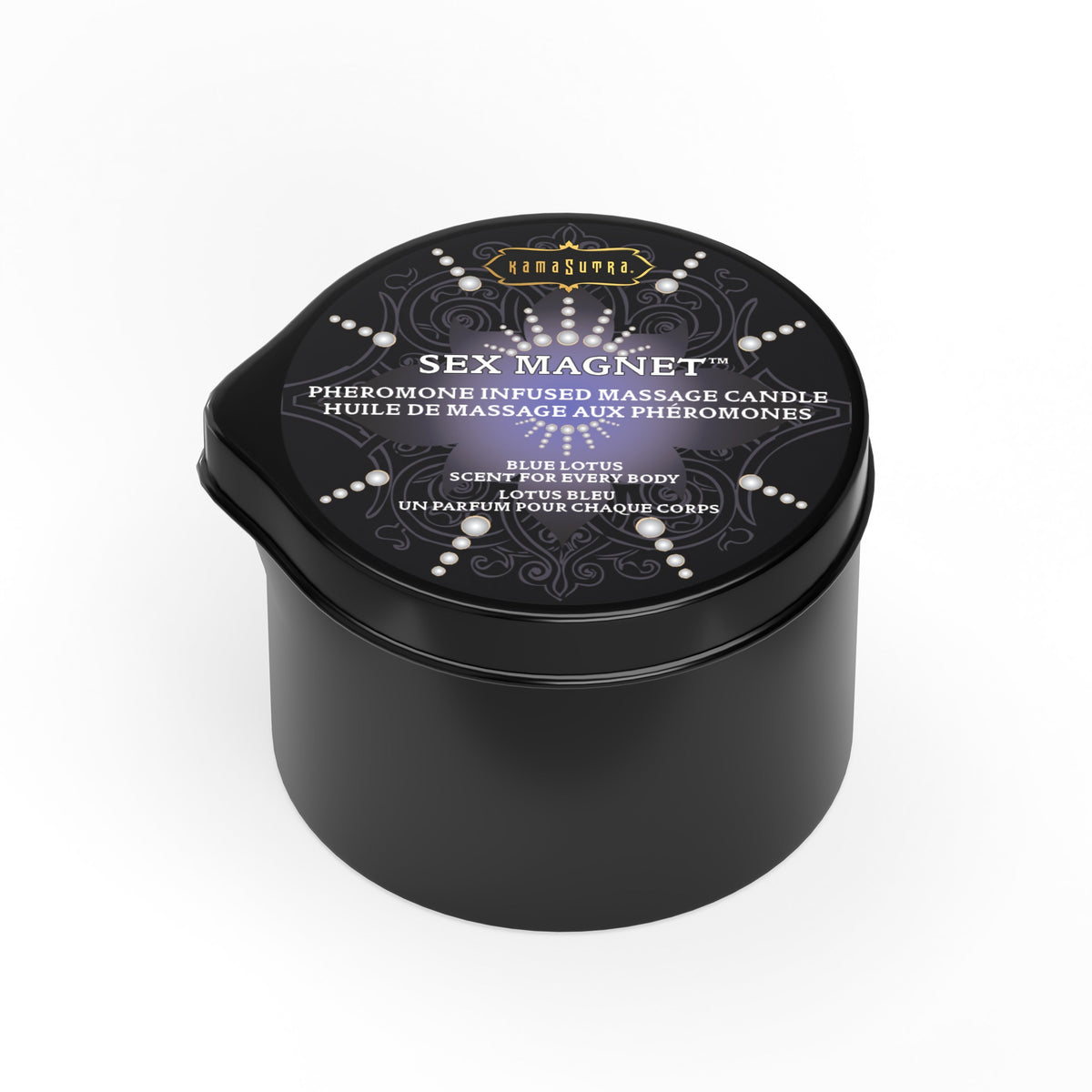 Sex Magnet Pheromone - Blue Lotus Massage Candle (with pour spout)   2 oz/59 g