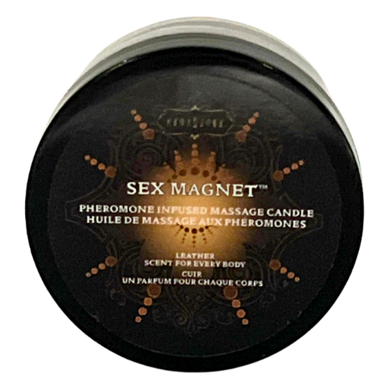 Sex Magnet Pheromone - Leather Massage candle 1.7 oz/48 g