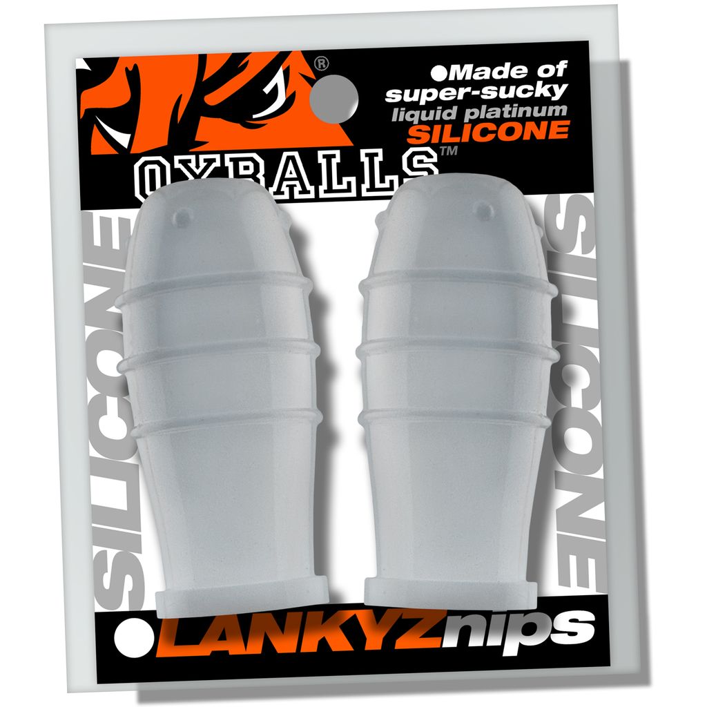 Lankyz Silicone Nipsuckers Clear Silicone