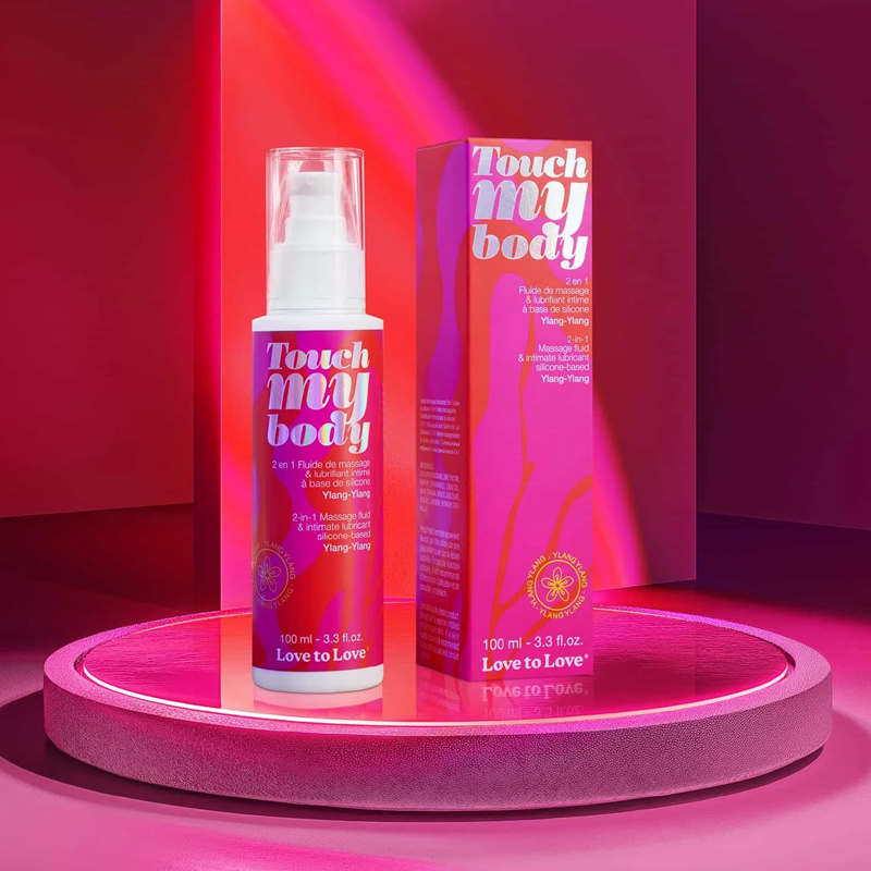 TOUCH MY BODY - MASSAGE & LUBRICANT - YLANG-YLANG 100ML / 3.3FL.OZ.
