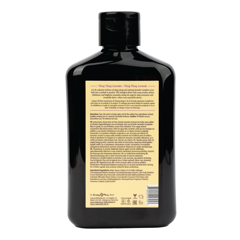 Hemp Seed at Night Bubble Bath Aphrodisiac Collection Ylang Ylang Lavender 8.4oz / 250ml