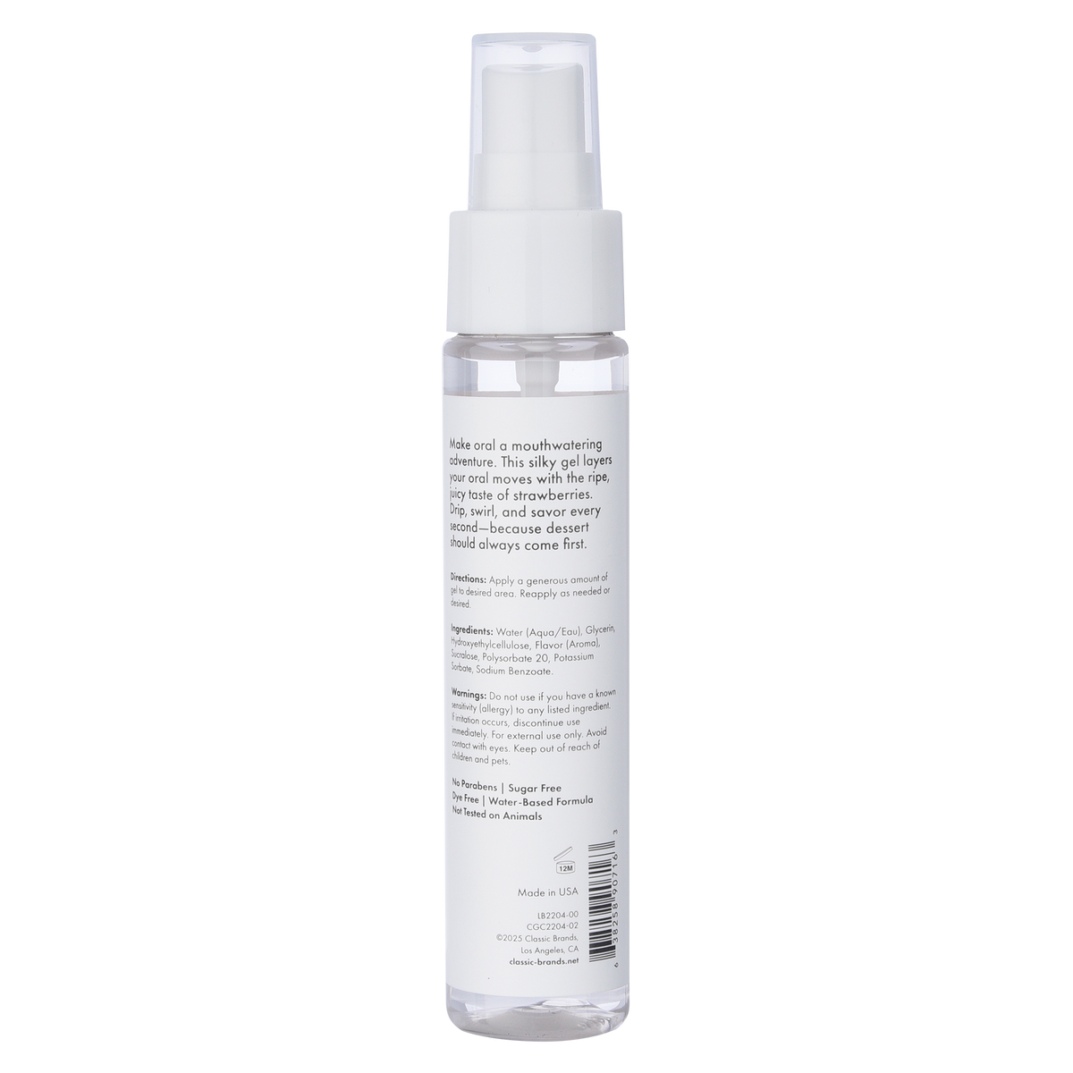 BLOW ME ORAL SEX GEL - STRAWBERRY - 2 floz | 30 mL