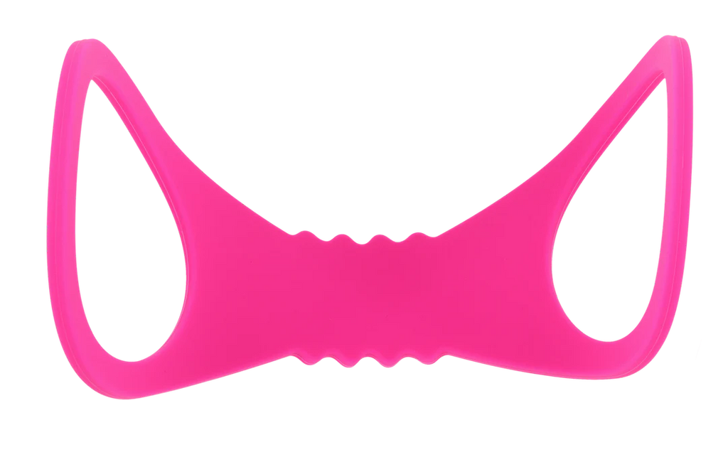 Large Hot Pink Silicone Cuffs