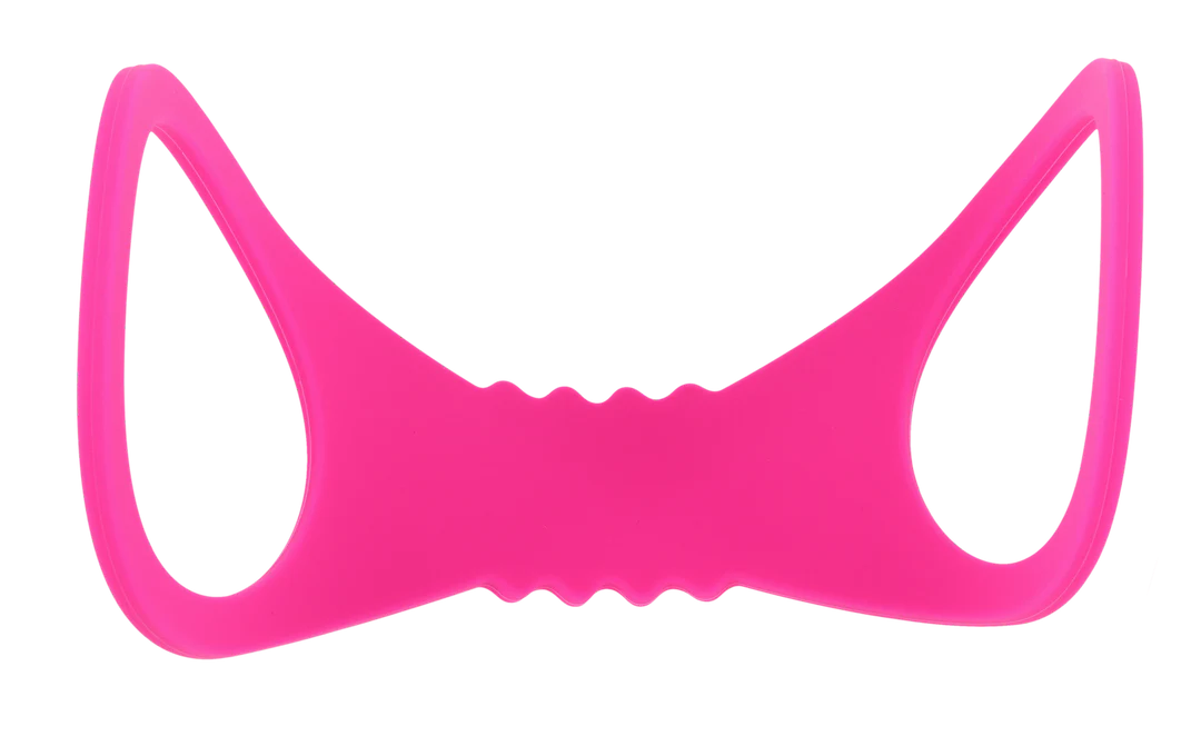 Large Hot Pink Silicone Cuffs