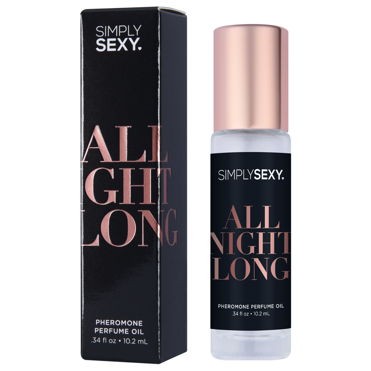 SIMPLY SEXY PHEROMONE PERFUME OIL ROLL-ON - ALL NIGHT LONG - 0.34 floz | 10.2mL