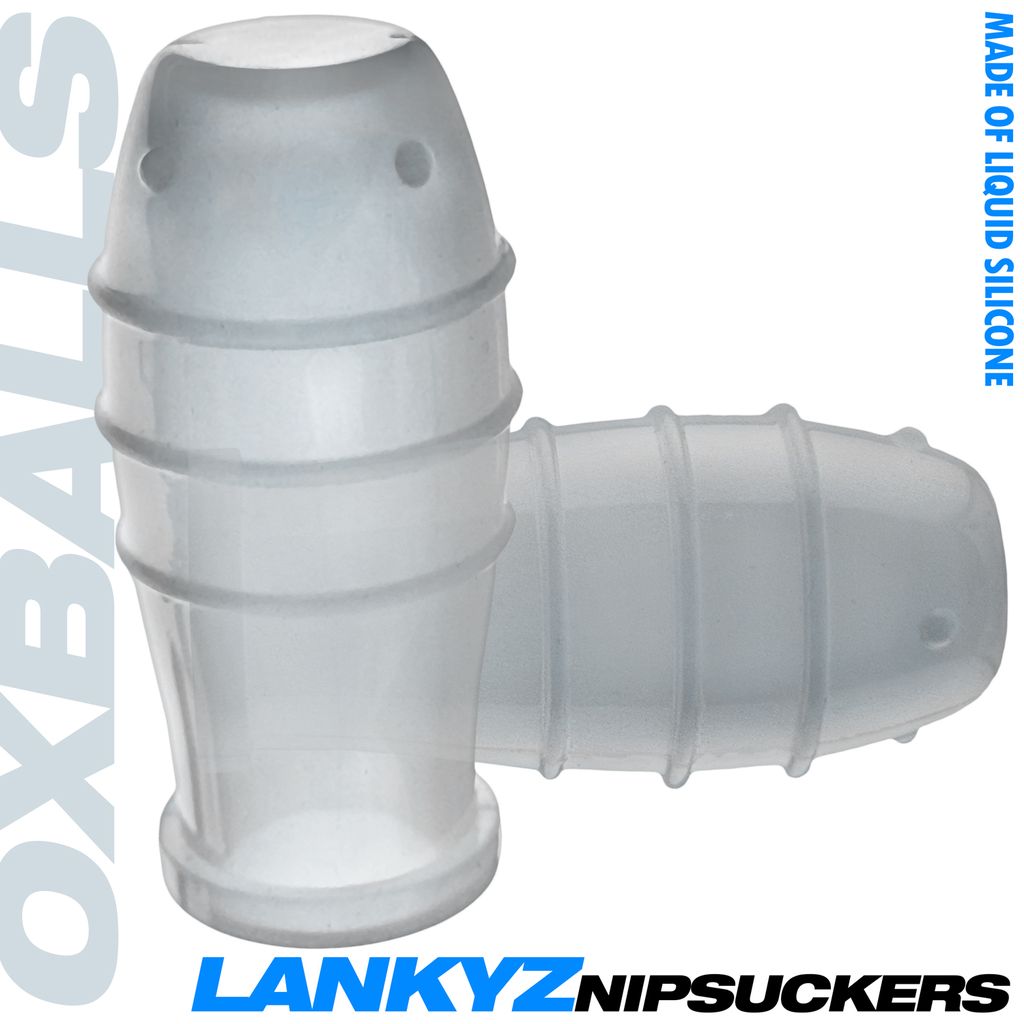 Lankyz Silicone Nipsuckers Clear Silicone