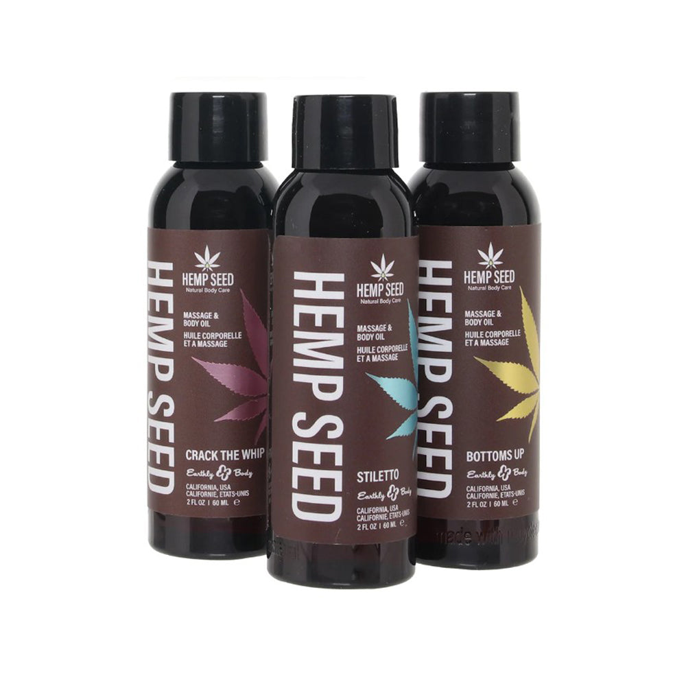 HempSeed Valentine BDSM Massage Oil Set