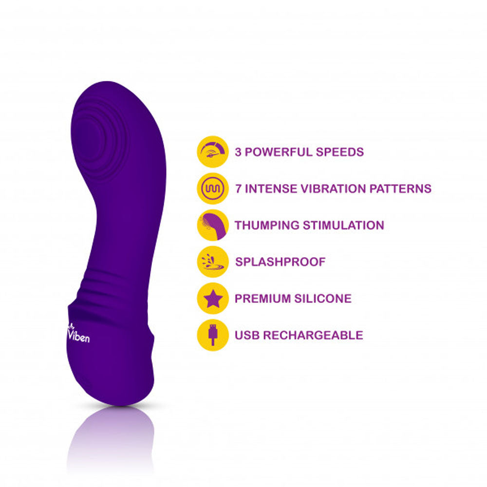 Sebela Mini G-Spot Vibe w Thumping Stim
