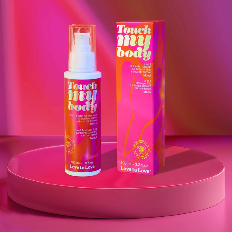 TOUCH MY BODY -MASSAGE & LUBRICANT -TAHITIAN GARDENIA 100ML/3.3FL.OZ.