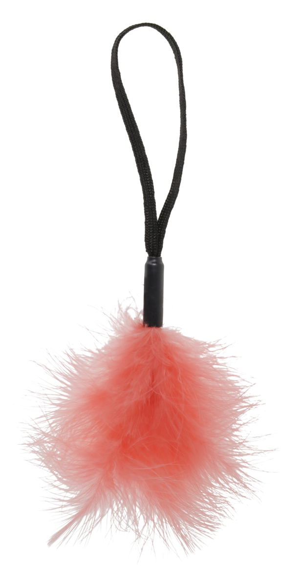 Peach Wrist Feather Tickler