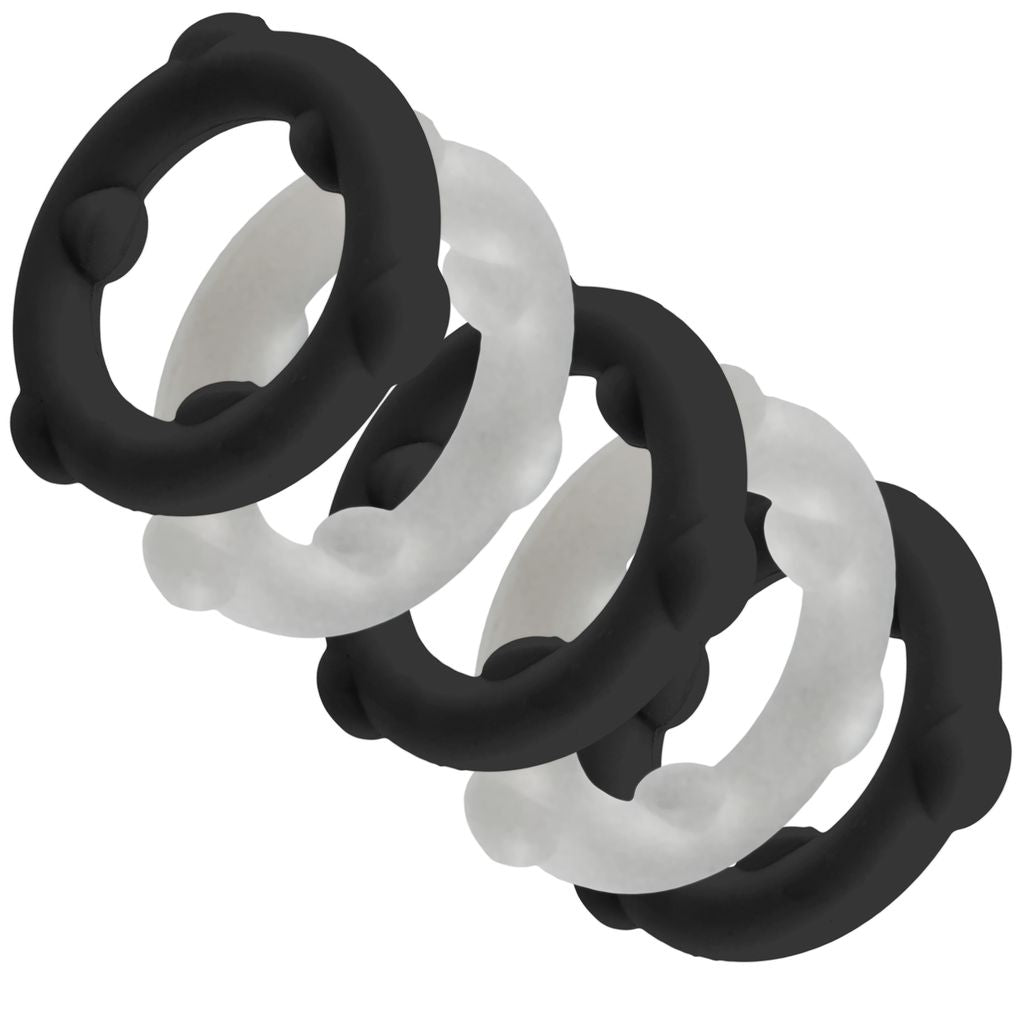 Gearheads 5-Pack Spinner Rings Black/Vapor