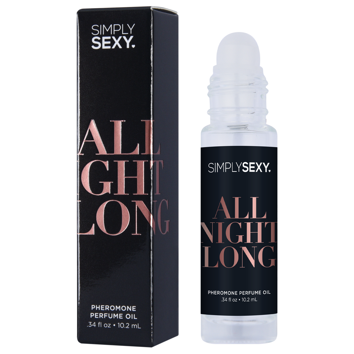 SIMPLY SEXY PHEROMONE PERFUME OIL ROLL-ON - ALL NIGHT LONG - 0.34 floz | 10.2mL