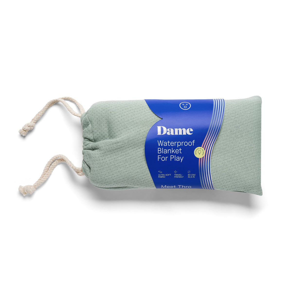 Throw - Sage with Bag