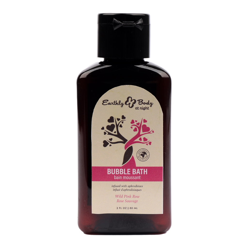 Hemp Seed at Night Bubble Bath Aphrodisiac Collection Wild Pink Rose 2oz / 60ml