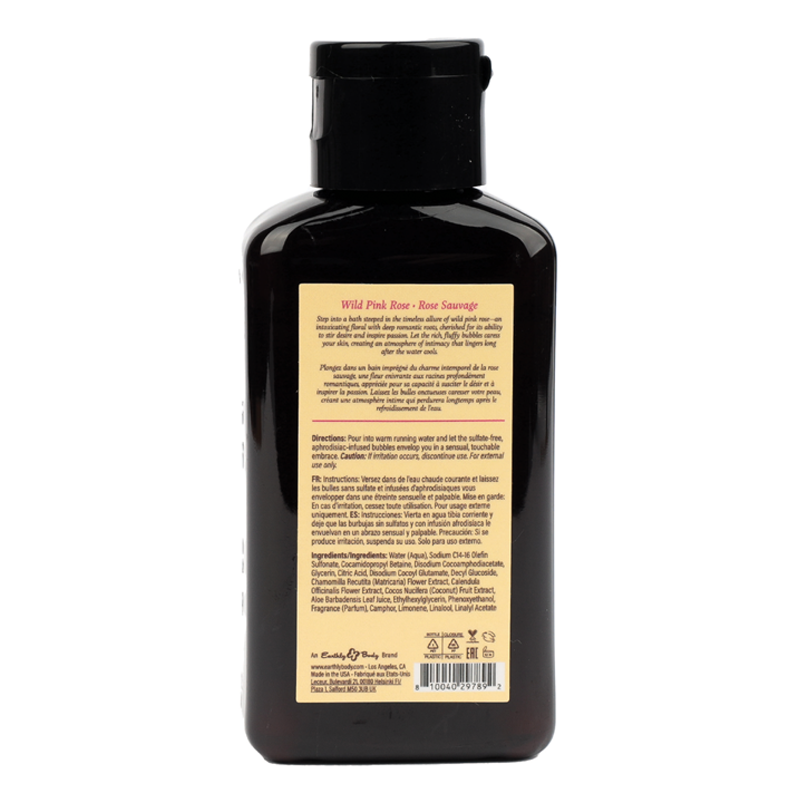Hemp Seed at Night Bubble Bath Aphrodisiac Collection Wild Pink Rose 2oz / 60ml
