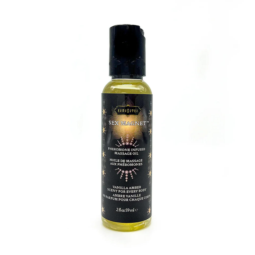 SEX MAGNET Pheromone Massage Oil Vanilla Amber 2 fl oz / 59ml