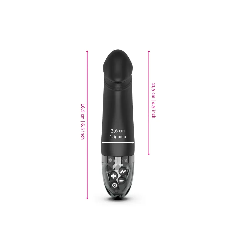 Mystim Real Deal Neal eStimVibrator, Black