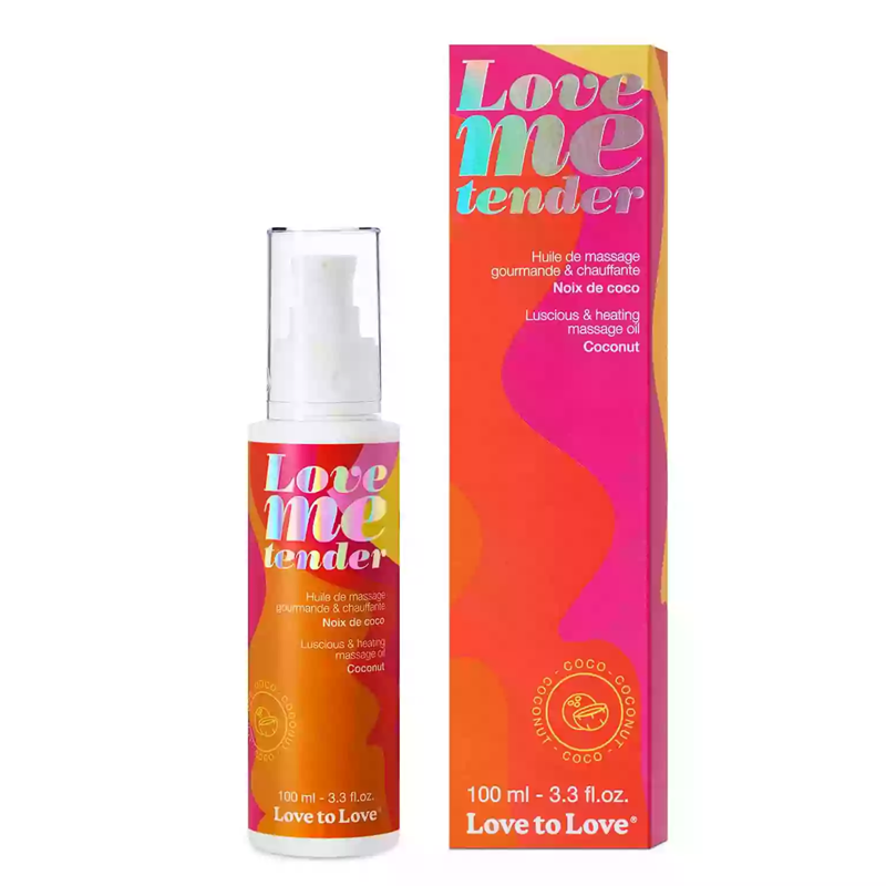 LOVE ME TENDER - MASSAGE OIL - COCONUT 100ML / 3.3FL.OZ.
