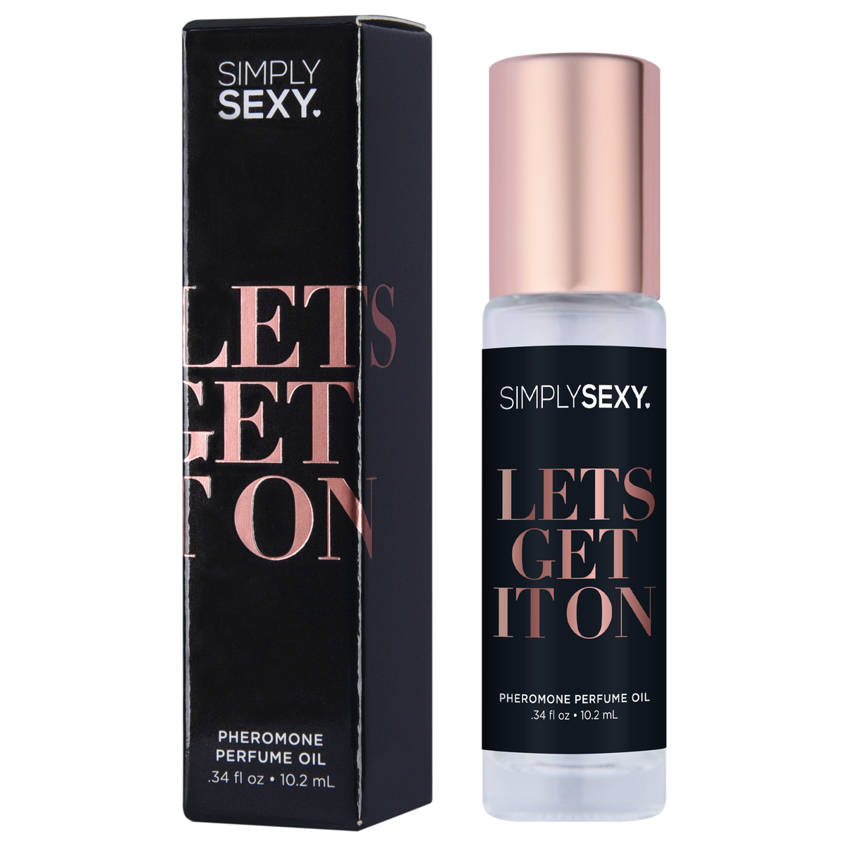 SIMPLY SEXY PHEROMONE PERFUME OIL ROLL-ON - LET'S GET IT ON - 0.34 floz | 10.2mL