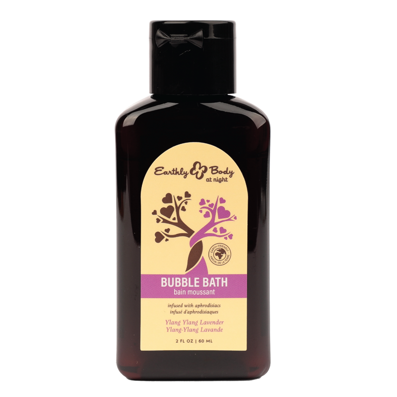 Hemp Seed at Night Bubble Bath Aphrodisiac Collection Ylang Ylang Lavender 2oz / 60ml