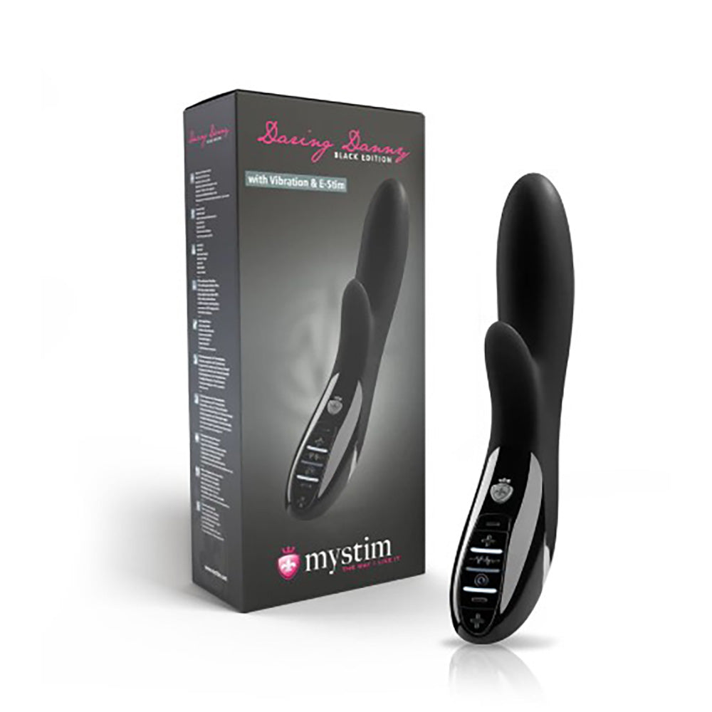 Mystim Daring Danny eStim Vibrator, Black Edition