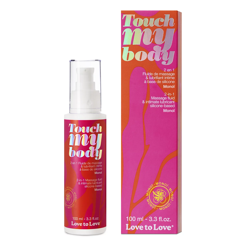 TOUCH MY BODY -MASSAGE & LUBRICANT -TAHITIAN GARDENIA 100ML/3.3FL.OZ.