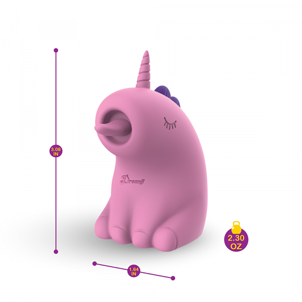 Dreamii Licks Licking Unicorn Stimulator - Mystical Pink