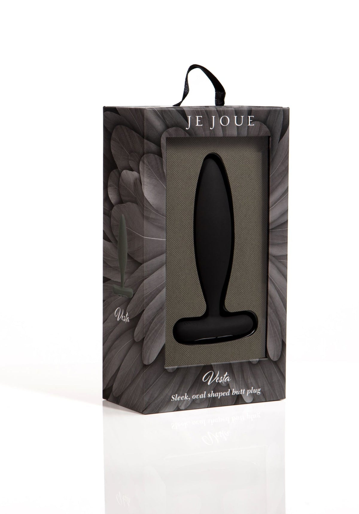 VESTA VIBRATING BUTT PLUG BLACK